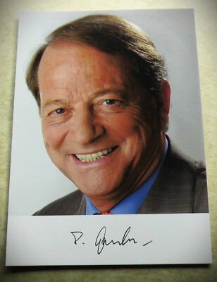 Prof. Dr. Peter Paul Gantzer - Deutscher Politiker, Karte, Original-Autogrammen