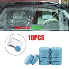 10Pcs Solid Effervescent Tablet Car Windshield Washer Cleaning Cleaner Accessory