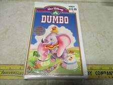 Dumbo VHS, 1999 New Sealed Disney Movie Clamshell Masterpiece