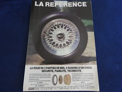 publicité automobile jante BBS RS - Photo 1/2