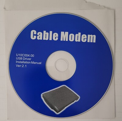 cable modem disc u10c004.00 ver:2.1 Cd VGUC