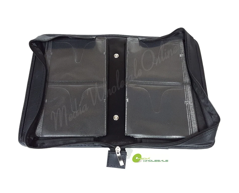 120 Discs Portable CD DVD Wallet Holder Bag Case Album Organizer Media Storage - Image 4 of 4