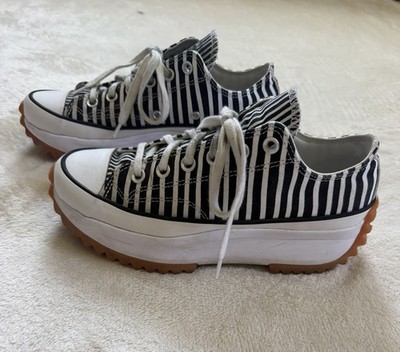 Converse run star hike platform, costume stripe, low Top Shoes size women s 8