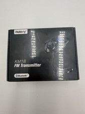 Nulaxy KM18 Bluetooth FM Transmitter Car Radio Audio Adapter Hands Free Sealed