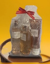  3 Bath  Body Works PURE WONDER Fragrance Body Mist, Cream  Shower Gel-New   