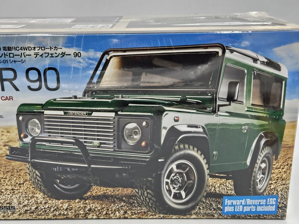 Tamiya Modellbau Land Rover Defender 90 CC-01 Maßstab 1:10 Item 58657 Neu Folie - Bild 3 von 4