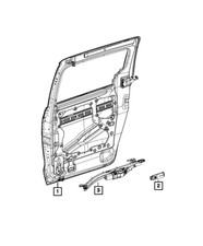 Genuine Mopar Sliding Door Module 68369596AE