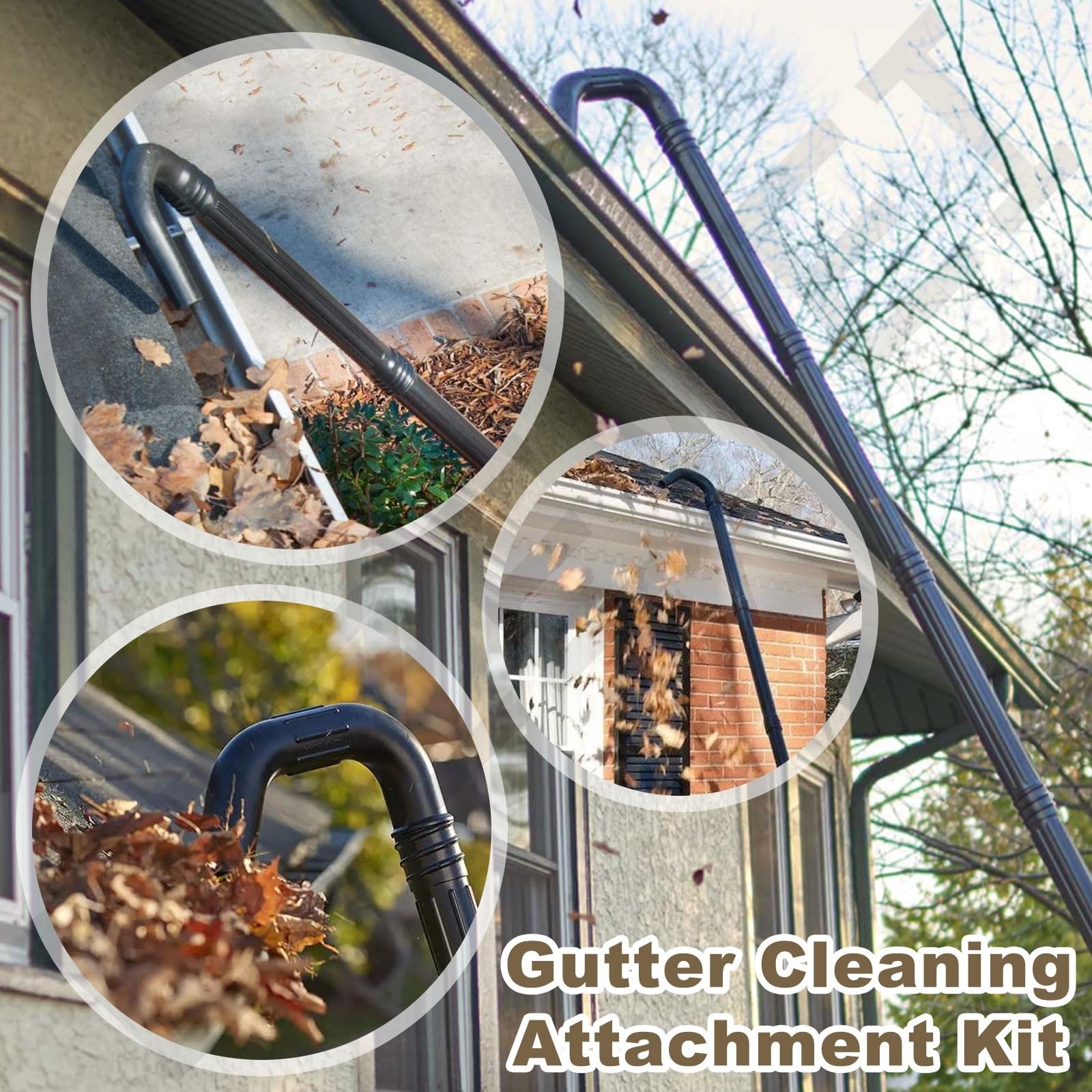 Gutter Cleaning Attachment Kit for EGO Blowers Easily Clears Leaves and Debris