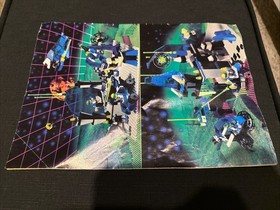 1995 LEGO Space Unitron 1793 Space Station Zenon manual Only- No Bricks Included