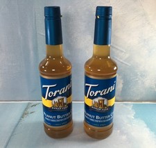 Torani Peanut Butter Cup Sugar Free Coffee Syrup, 2 Pack, 25.4 oz Each, BB 2/27