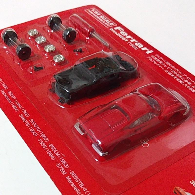 ★稀少★京商Ferrari DINO246GT フェラーリ ミニカー組立キット Kyosho Ferrari Dino 246GT 1:64 Mini Car Assembly Kit Rare