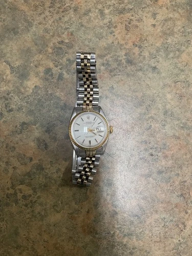 Rolex Datejust Fluted Bezel Watch Two-Tone Jubilee 36mm white Dial