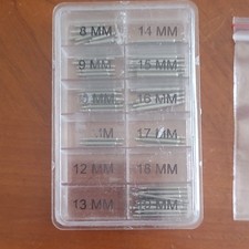 Stainless Steel Spring Bar Pins  8-20mm Case
