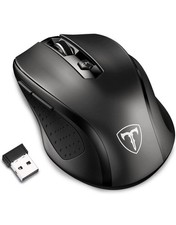 Mouse Portable Mobile Optical Mouse with USB Receiver, 2.4G Wireless
