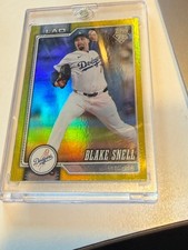 BLAKE SNELL SSP /399 GOLD TOPPS 2026 LOS ANGELES DODGERS!