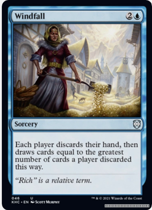 Windfall - Commander: Kaldheim (KHC) - MTG