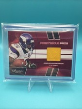 2011 Panini Prestige - Prestigious Pros Adrian Peterson Red Materials /250 (MEM)