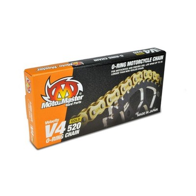 Moto-Master V4 520-120 Goldkette (mit Presse)