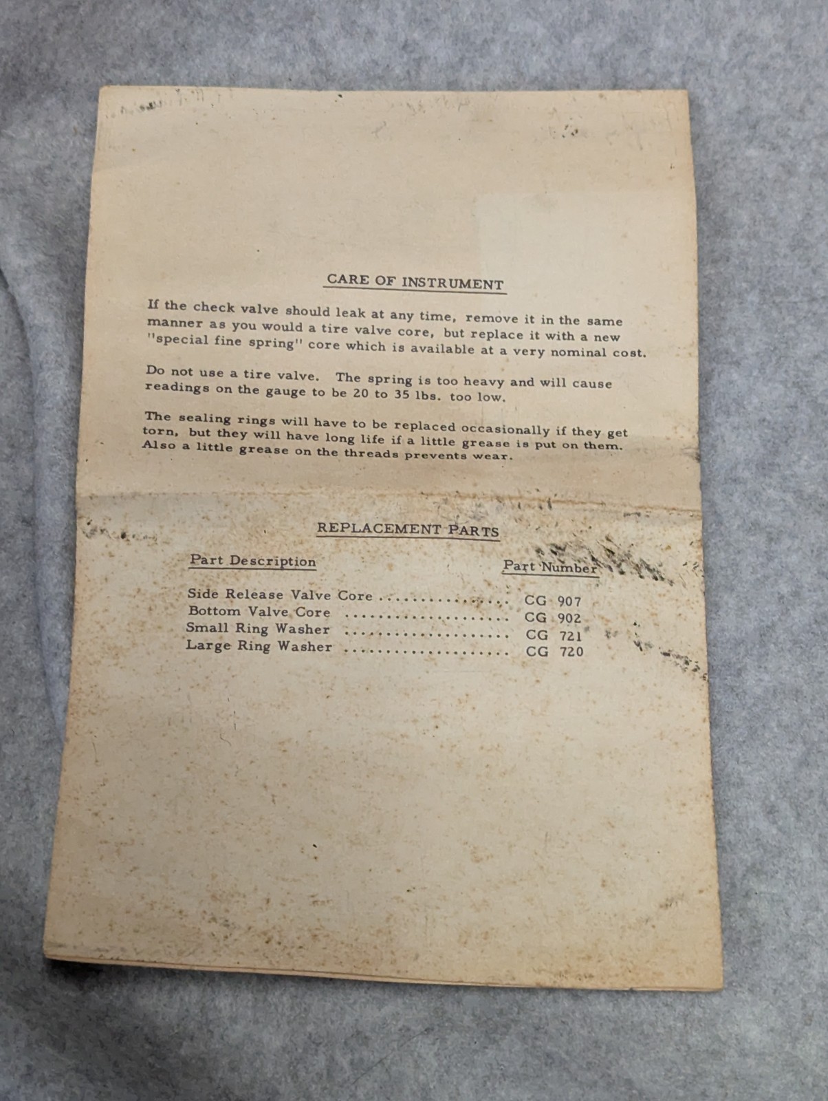 Vtg Flexible Drive Compression Tester Gauge ~ 36402 ~ Metric and Standard Dial