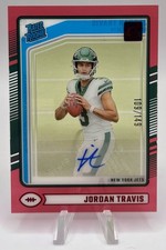 2024 Panini Clearly Donruss - Rated Rookie Jordan Travis #95 Red Autographs /149
