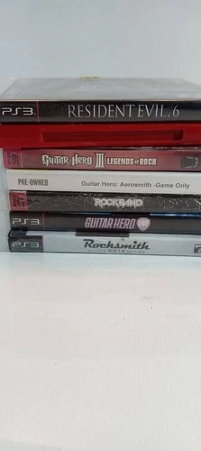 ps3 mostly guitar hero type games lot