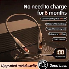 BT8 Wireless Bluetooth 5.3 Earphones Headphones LED Display Sports Earbuds