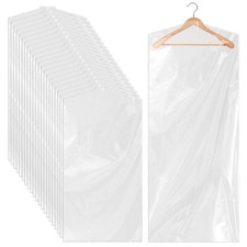 Clear Garment Bags for Clothes Storage 60 Inch 20 Pack