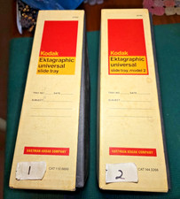 Select Your CHOICE: Vtg Kodak Carousel ektagraphic universal 140 slide tray BOX