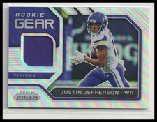 2020 Panini Prizm Silver #10 Justin Jefferson Premier Jerseys