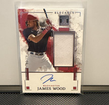 Panini Impeccable Elégance Jersey Autographs James Wood #EJA-JW Auto /99