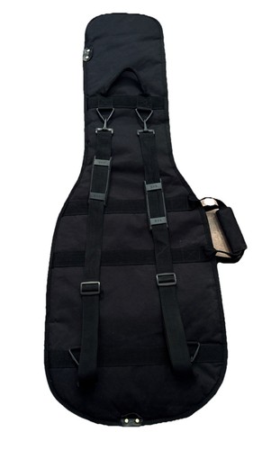 Fender Padded Electric Guitar Carry Case Gig Bag Soft Shell Black Double Straps - Picture 5 of 7