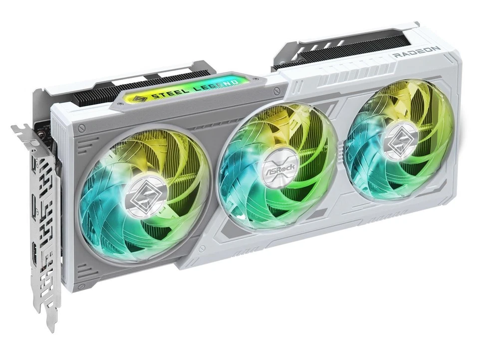 ASRock Steel Legend Radeon RX 9060 XT 16GB GDDR6 PCI Express 5.0 x16 Graphics Ca - Image 2 of 4