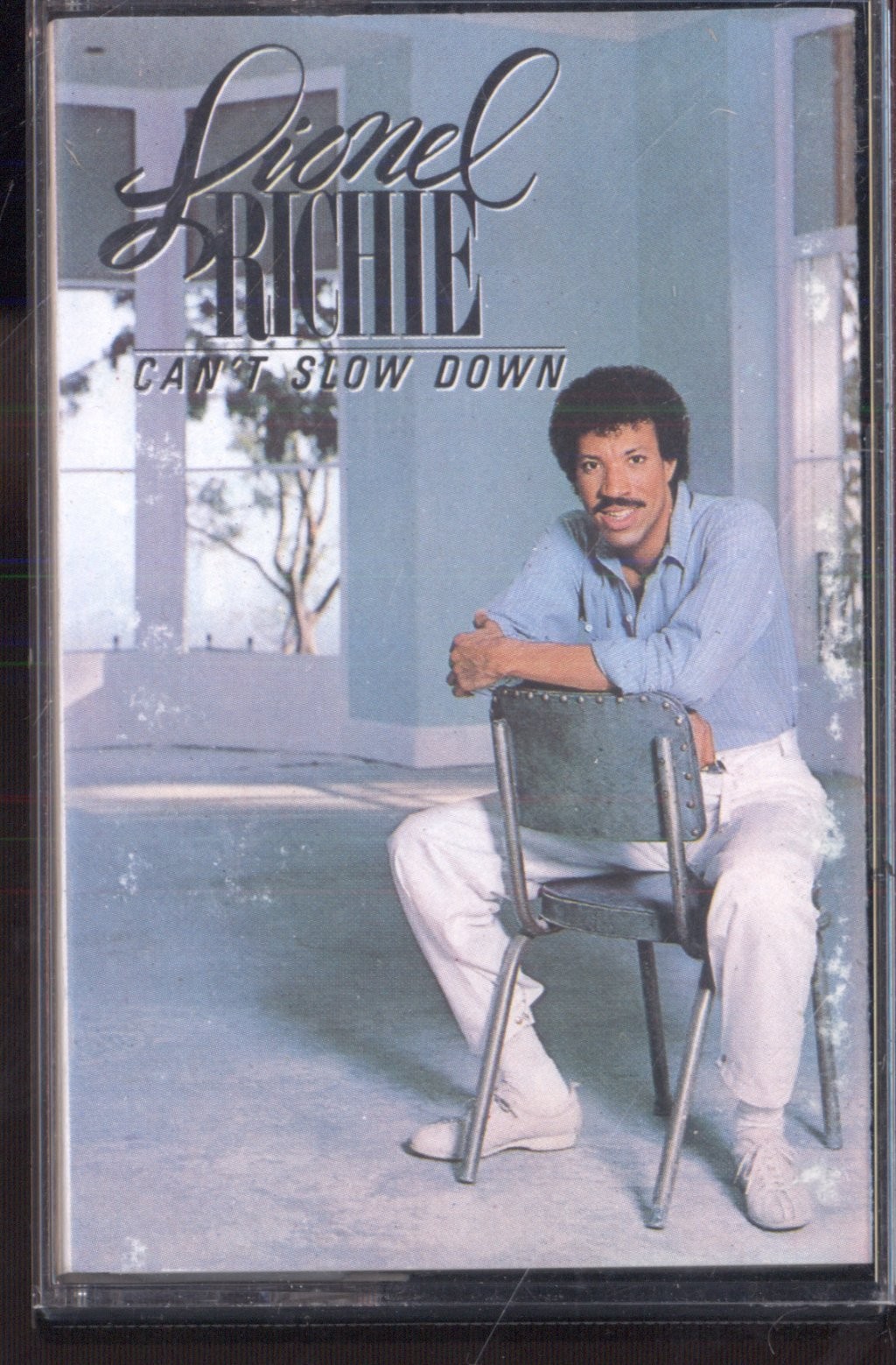 Lionel Richie Can't Slow Down cassette UK Motown cassette. Grey shell issue