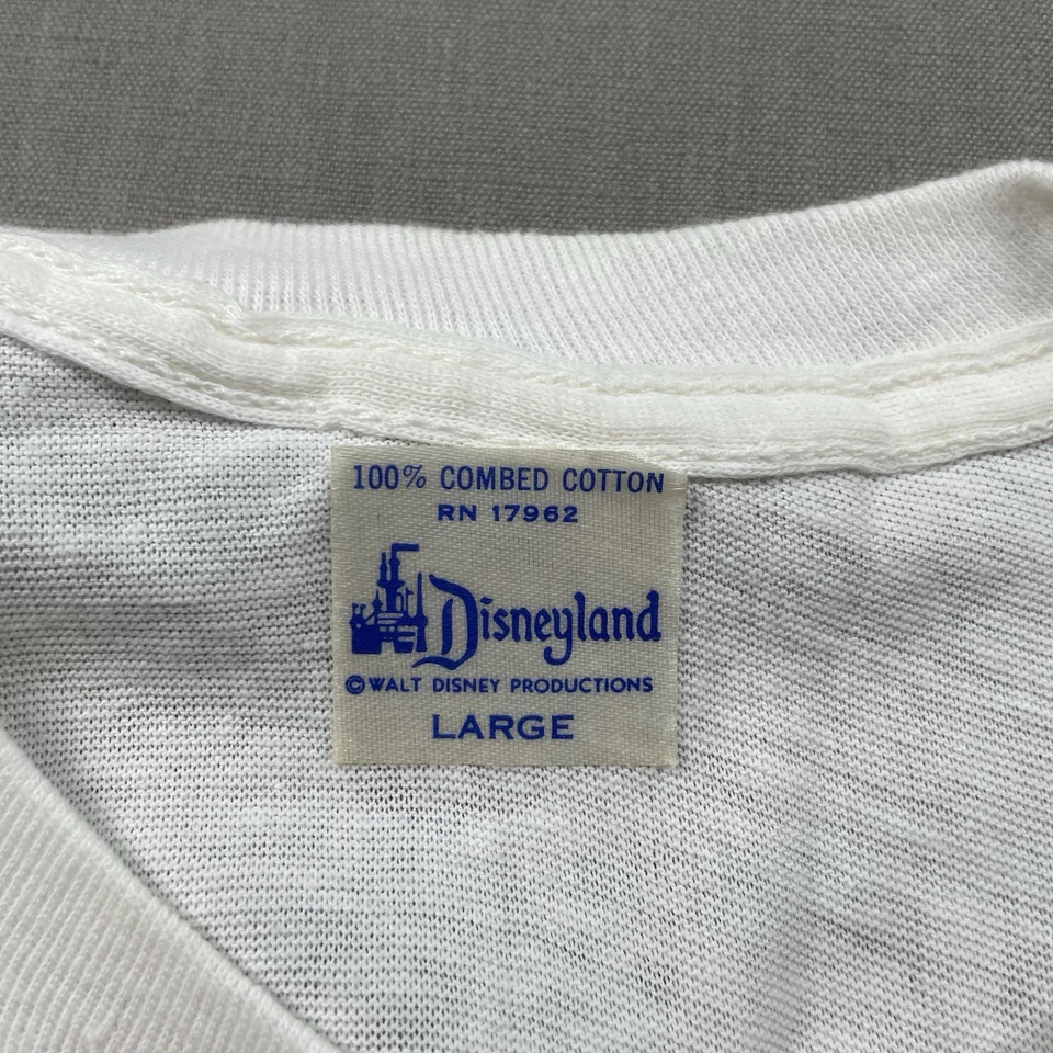 Camiseta Disneyland Vintage Años 50 60 Adulto Talla Grande Walt Disney Mickey RARA Foto 4 de 4