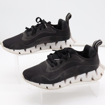 Reebok Zig Dynamica 3 Mens Black White Running Shoes Size 9
