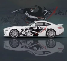 Itasha Custom Car Decals; Anime Inspired Car Decals; Itasha Side Decal,Both Side
