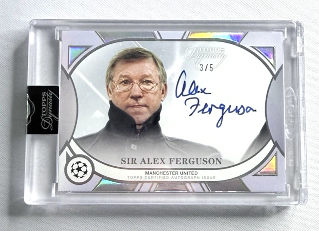 2025 Topps Dynasty UEFA SIR ALEX FERGUSON AUTO 3/5 #DAL-SF1