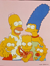 LMP79-182 Dibujos Animados Comedia Los Simpson Ilustraciones Original 35mm DIAPOSITIVA A COLOR
