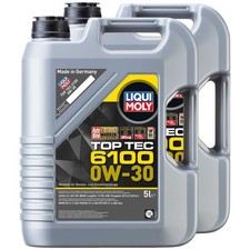 Motor&ouml;l Top Tec 6100 0W-30 LIQUI MOLY 2 X 5 Liter f&uuml;r BMW Hyundai KIA Mercedes