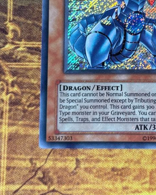 YU-GI-OH! Yugioh 2009 Blue-Eyes Shining Dragon RP02-EN096 Secret