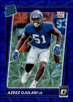 2021 Panini Donruss Optic Blue Scope #273 Azeez Ojulari