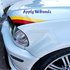 German Flag Color Customization Decal Stripes Compatible With Audi Bmw Mini Vw German Flag Color Customization Decal Stripes Compatible With Audi Bmw Mini Vw
