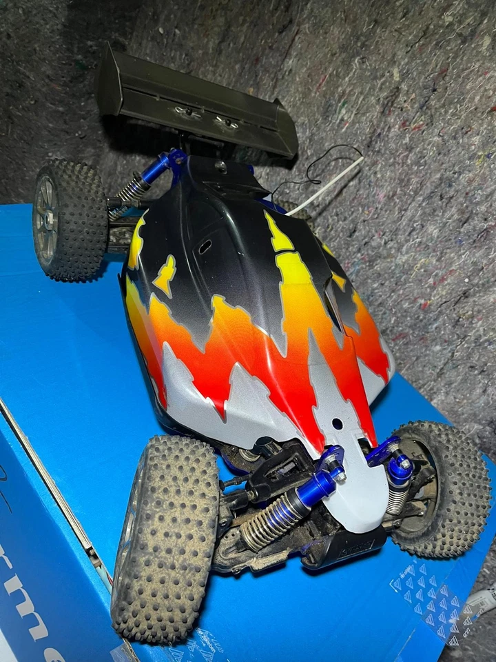 (14) Vintage Kyosho Prefex Nitro RC Auto 70er 80er Jahre *Rarität* - Bild 2 von 4