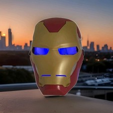 Iron Man Flip FX Mask Electronic Light Up Avengers Marvel Roleplay Toy Hasbro