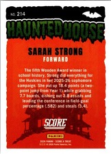 2026 Score-A-Treat #214 Sarah Strong