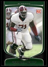 2009 Bowman Draft #115 Andre Smith Rookie RC Alabama football card. rookie card picture