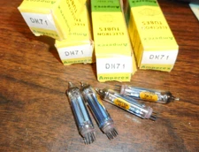 DM71 Tube AMPEREX - Made in Holland - Exclamation mark - NOS 1 PZ