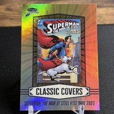 2025 Fleer Brilliants Superman #CC-10 The Man of Steel #112 Classic Covers