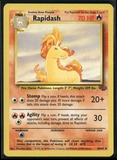 Rapidash Unlimited Uncommon Jungle 44/64 NM on eBay