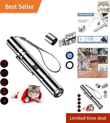 Durable Aluminum Alloy Laser Toy for Cats - Enhance Playtime & Bonding!